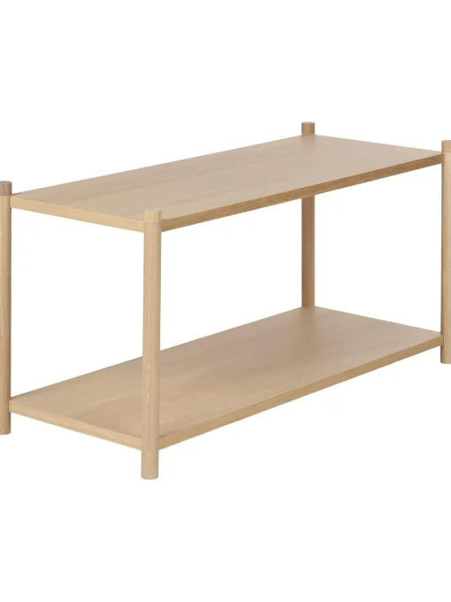 Estanteria De Madera De Roble Sceene