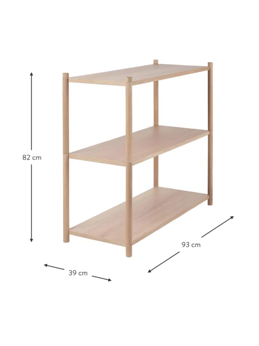 Estanteria De Madera De Roble Sceene
