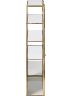 Estanteria De Pared De Metal Y Vidrio Ada