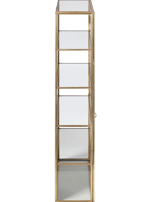 Estanteria De Pared De Metal Y Vidrio Ada