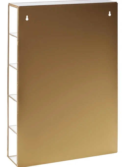 Estanteria De Pared De Metal Y Vidrio Ada
