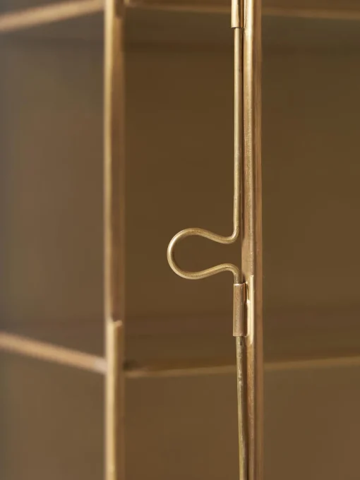 Estanteria De Pared De Metal Y Vidrio Ada