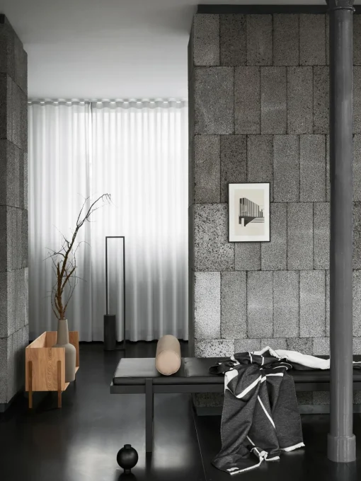Estructura De Divan De Madera De Roble Minimal