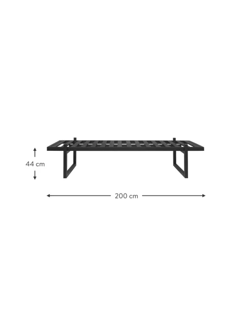Estructura De Divan De Madera De Roble Minimal