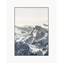 Impresion Digital Enmarcada White Mountain