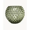 Jarron Artesanal Con Relieves Hobnail