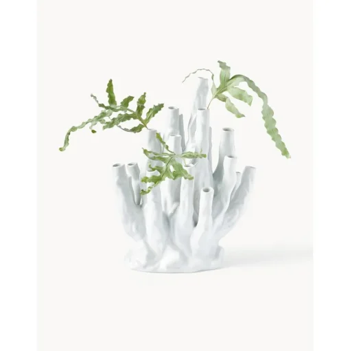 Jarron De Porcelana De Diseno Coral
