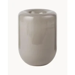 Jarron De Vidrio Soplado Artesanalmente Opal, 20 Cm
