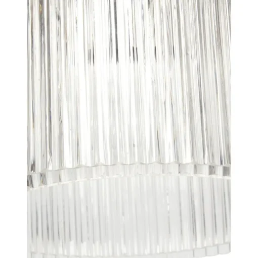 Lampara De Techo De Vidrio Con Relieves Ripple