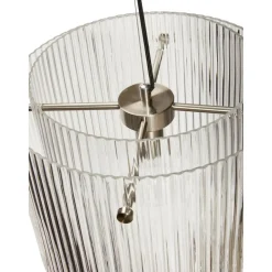 Lampara De Techo De Vidrio Con Relieves Ripple