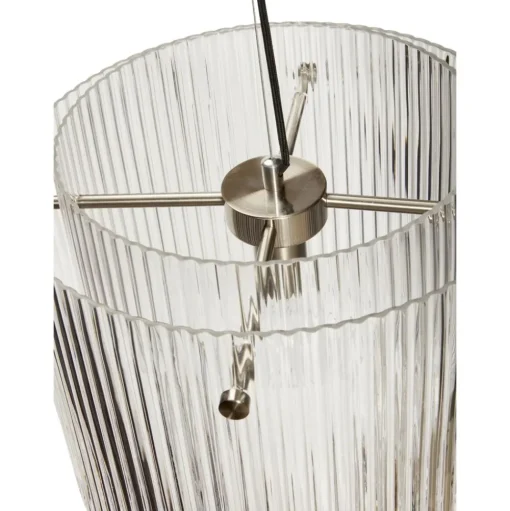 Lampara De Techo De Vidrio Con Relieves Ripple