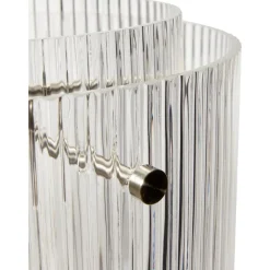 Lampara De Techo De Vidrio Con Relieves Ripple