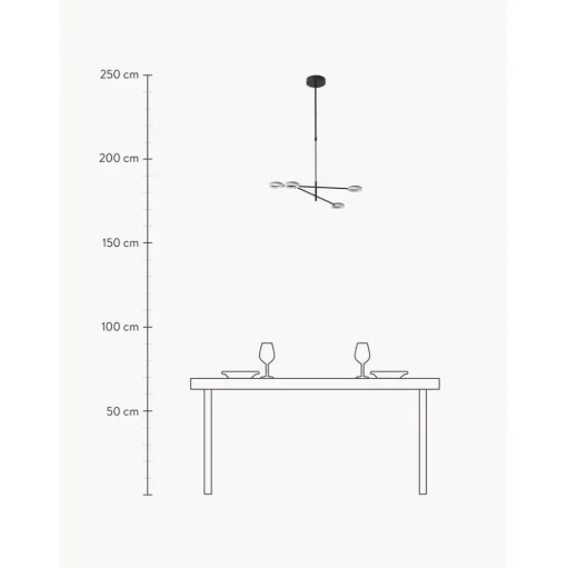 Lampara De Techo Grande Led Orientable Odeon