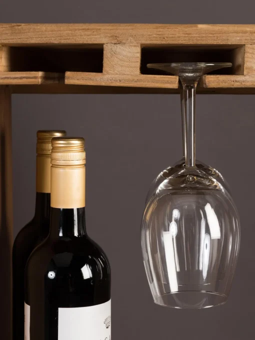 Licorera En Madera De Roble Claude, Para 28 Botellas