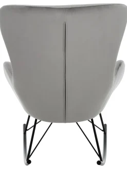 Mecedora De Terciopelo Wing
