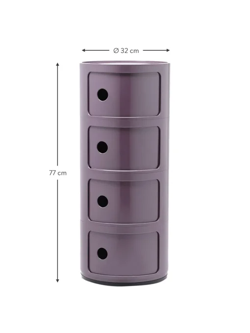 Mesa Auxiliar De Diseno Componibili, 4 Modulos