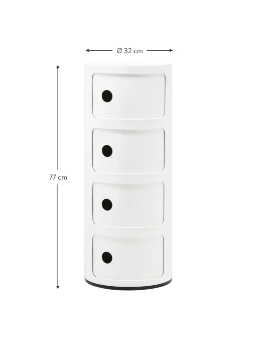 Mesa Auxiliar De Diseno Componibili, 4 Modulos