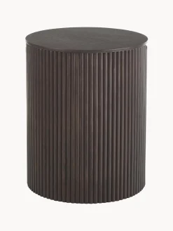Mesa Auxiliar De Madera Nele, Con Funcion De Almacenamiento