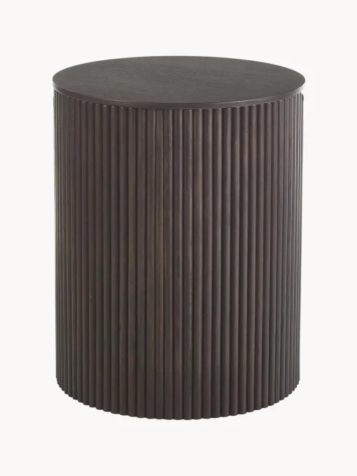 Mesa Auxiliar De Madera Nele, Con Funcion De Almacenamiento