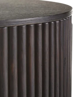 Mesa Auxiliar De Madera Nele, Con Funcion De Almacenamiento