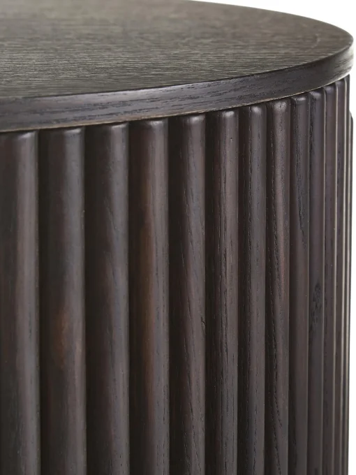 Mesa Auxiliar De Madera Nele, Con Funcion De Almacenamiento
