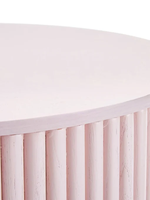 Mesa Auxiliar De Madera Nele, Con Funcion De Almacenamiento