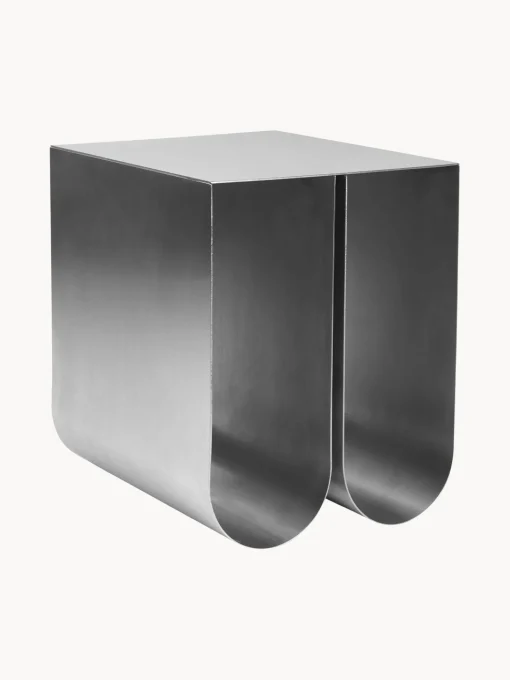Mesa Auxiliar De Metal Curved