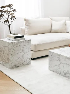 Mesa Auxiliar En Look Marmol Lesley