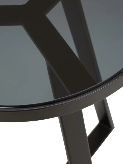 Mesa Auxiliar Fortunata, Tablero De Vidrio