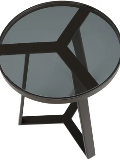 Mesa Auxiliar Fortunata, Tablero De Vidrio