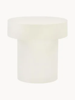 Mesa Auxiliar Redonda De Madera De Mango Baratti