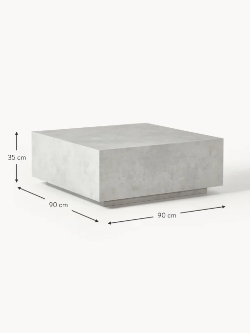 Mesa De Centro En Look Cemento Lesley