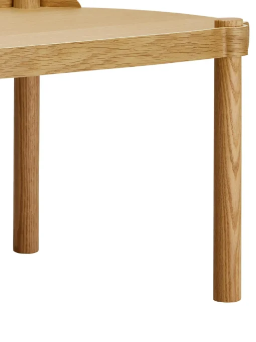 Mesa De Centro Ovalada De Madera De Roble Woody