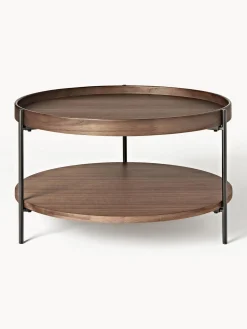 Mesa De Centro Redonda De Madera Renee