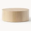 Mesa De Centro Redonda De Madera Dan