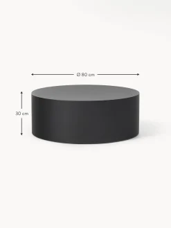 Mesa De Centro Redonda De Madera Dan
