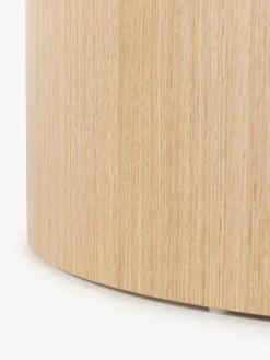 Mesa De Centro Redonda De Madera Dan