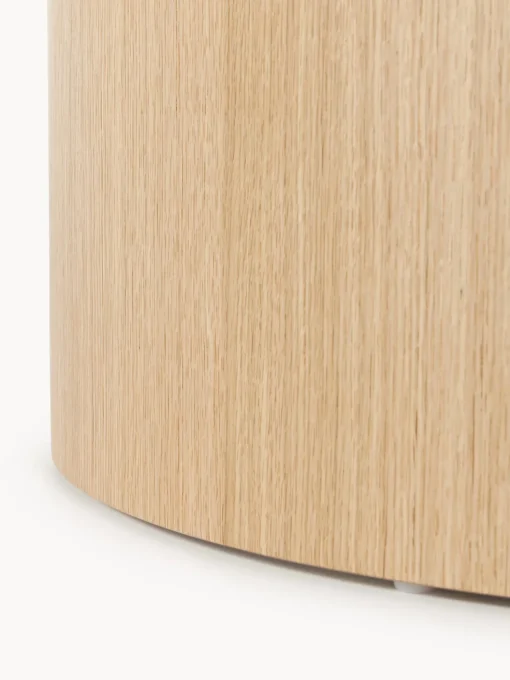 Mesa De Centro Redonda De Madera Dan