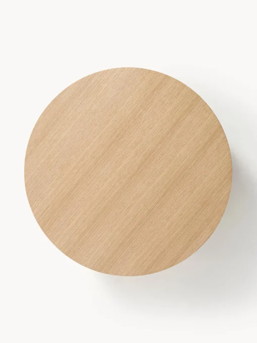 Mesa De Centro Redonda De Madera Dan
