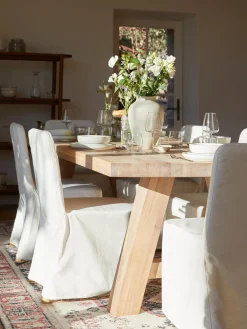 Mesa De Comedor De Madera De Roble Ashton, Tamanos Diferentes