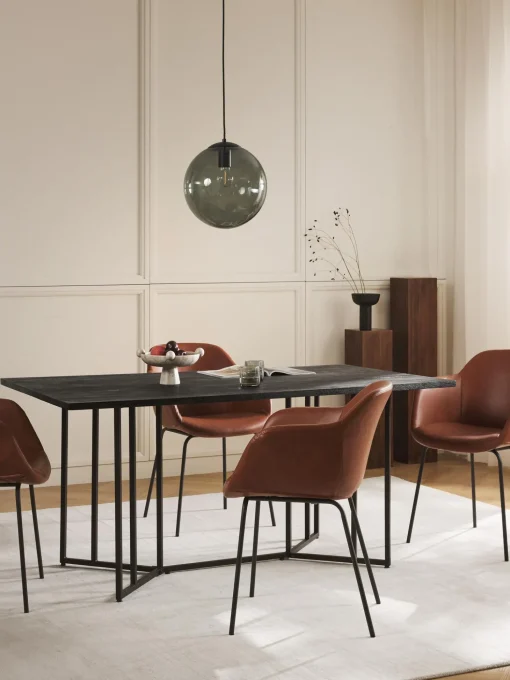 Mesa De Comedor De Madera De Mango Luca, Diferentes Tamanos