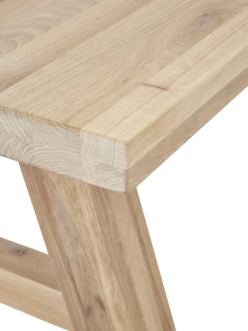 Mesa De Comedor De Madera De Roble Ashton, Tamanos Diferentes