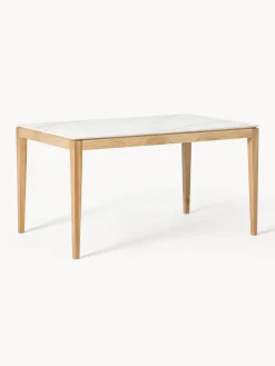 Mesa De Comedor En Look Marmol Jackson, Tamanos Diferentes