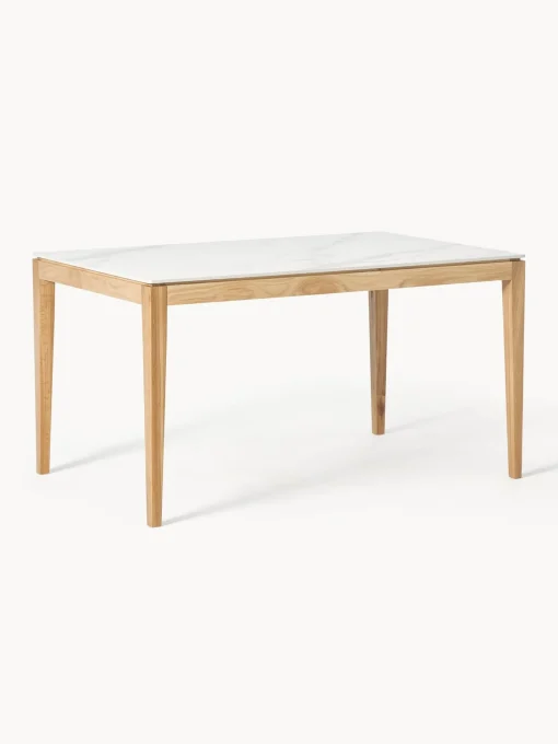 Mesa De Comedor En Look Marmol Jackson, Tamanos Diferentes