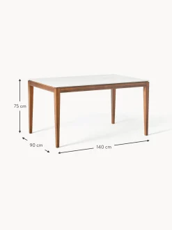 Mesa De Comedor En Look Marmol Jackson, Tamanos Diferentes