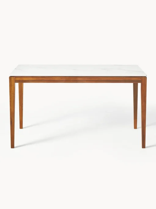 Mesa De Comedor En Look Marmol Jackson, Tamanos Diferentes