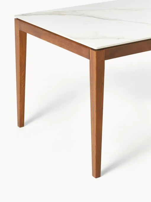 Mesa De Comedor En Look Marmol Jackson, Tamanos Diferentes