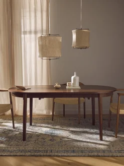 Mesa De Comedor Extensible De Madera De Roble Calary