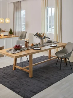 Mesa De Comedor Extensible En Roble Brooklyn, Tamanos Diferentes