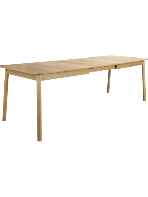 Mesa De Comedor Extensible De Madera De Fresno Glimps, 180- 240 X 90 Cm